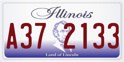 IL license plate A372133