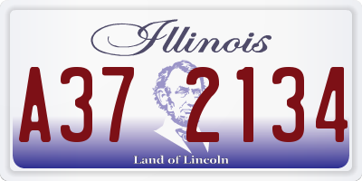 IL license plate A372134