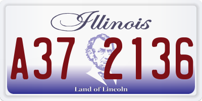 IL license plate A372136