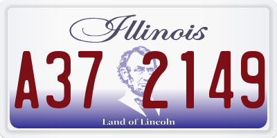 IL license plate A372149