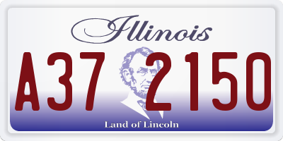 IL license plate A372150