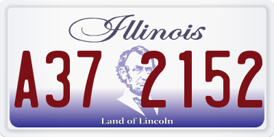 IL license plate A372152