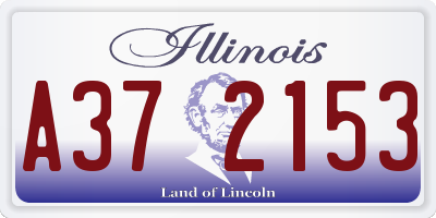 IL license plate A372153