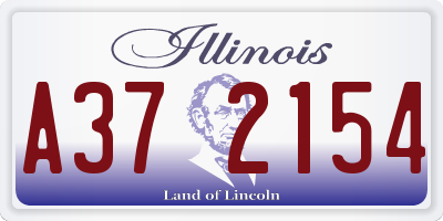 IL license plate A372154