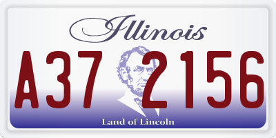 IL license plate A372156