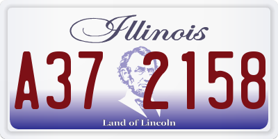 IL license plate A372158