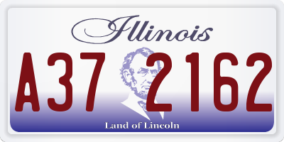 IL license plate A372162