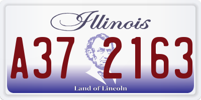 IL license plate A372163