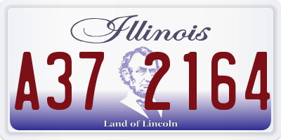 IL license plate A372164
