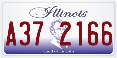 IL license plate A372166