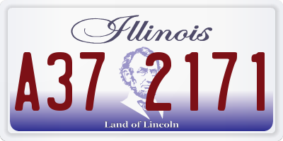 IL license plate A372171