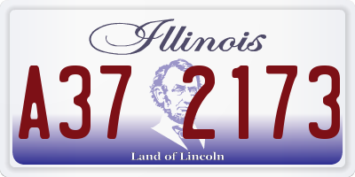 IL license plate A372173