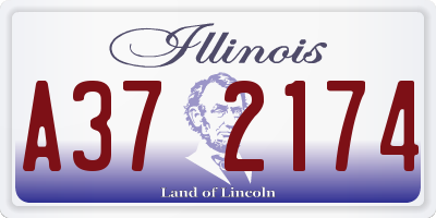 IL license plate A372174