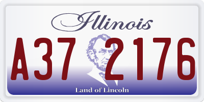 IL license plate A372176