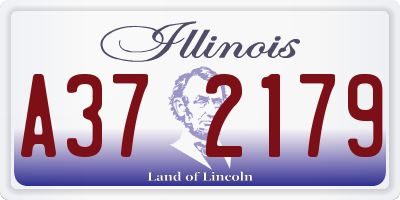 IL license plate A372179