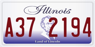 IL license plate A372194