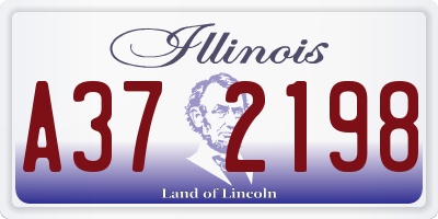 IL license plate A372198