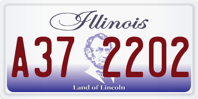 IL license plate A372202