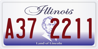 IL license plate A372211
