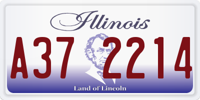 IL license plate A372214
