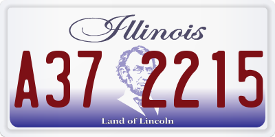 IL license plate A372215