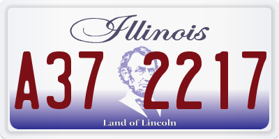 IL license plate A372217