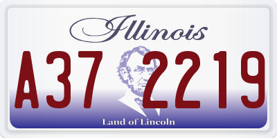 IL license plate A372219