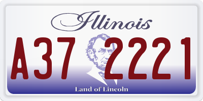 IL license plate A372221
