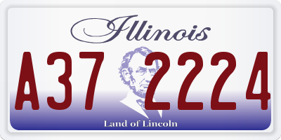 IL license plate A372224