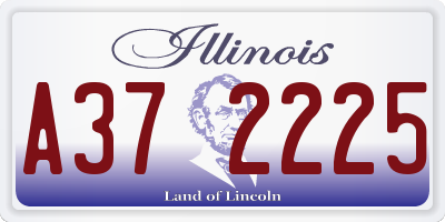 IL license plate A372225