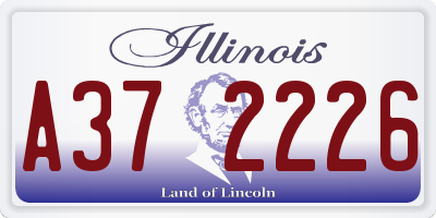 IL license plate A372226