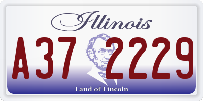 IL license plate A372229
