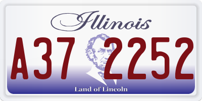 IL license plate A372252