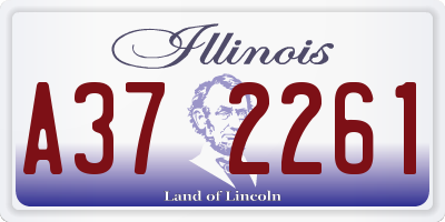 IL license plate A372261