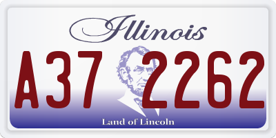 IL license plate A372262