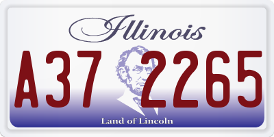 IL license plate A372265