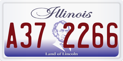 IL license plate A372266