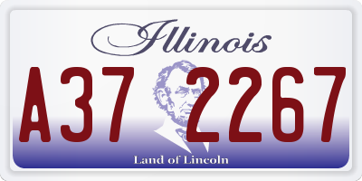 IL license plate A372267