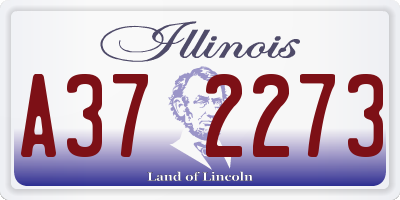 IL license plate A372273