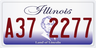 IL license plate A372277