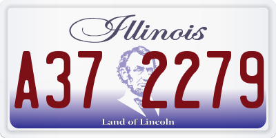 IL license plate A372279