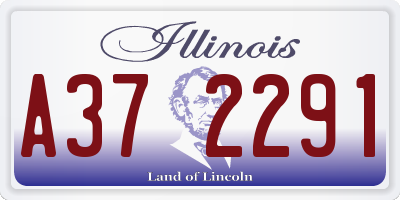 IL license plate A372291