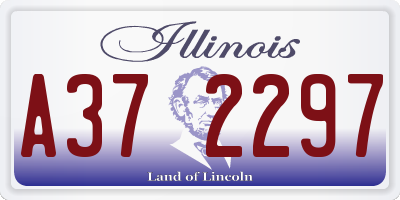 IL license plate A372297