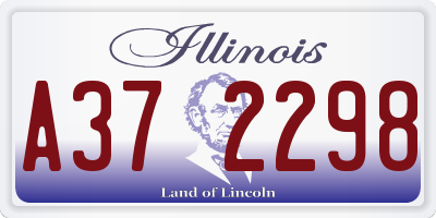 IL license plate A372298
