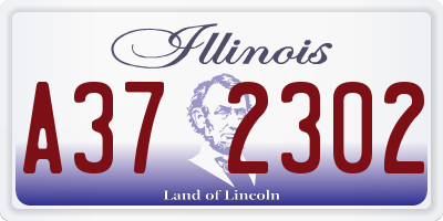 IL license plate A372302