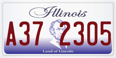 IL license plate A372305