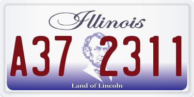 IL license plate A372311
