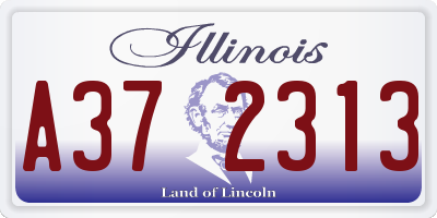 IL license plate A372313