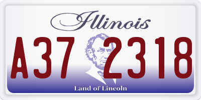 IL license plate A372318