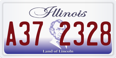 IL license plate A372328